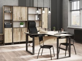Комплект Гермес лофт (дуб крафт серый) в Солнечном - solnechnyj.mebel-nsk.ru | фото