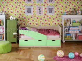 Кровать детская Бабочки 1,8 м в Солнечном - solnechnyj.mebel-nsk.ru | фото