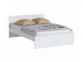 Кровать двуспальная 1,4м Бруклин СБ-3353 (белый) в Солнечном - solnechnyj.mebel-nsk.ru | фото