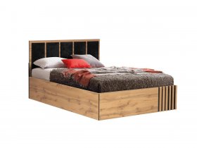 Кровать двуспальная с подъем. мех. 1,6 м Либерти 51.20 в Солнечном - solnechnyj.mebel-nsk.ru | фото