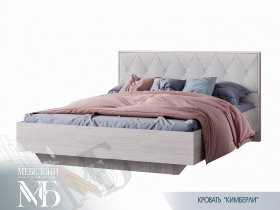 Кровать двуспальная 1,6м Кимберли КР-13 в Солнечном - solnechnyj.mebel-nsk.ru | фото