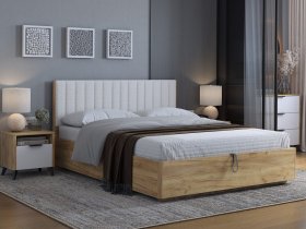 Кровать двуспальная 1,6м Юлия в Солнечном - solnechnyj.mebel-nsk.ru | фото