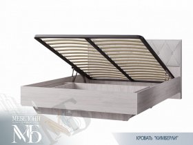 Кровать двуспальная с подъем. мех. 1,6 м  Кимберли КР-13 в Солнечном - solnechnyj.mebel-nsk.ru | фото