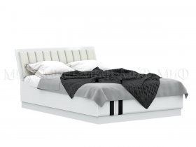 Кровать двуспальная с подъем.мех. 1,6м Магнолия в Солнечном - solnechnyj.mebel-nsk.ru | фото