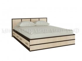 Кровать двуспальная Сакура 1,4 м в Солнечном - solnechnyj.mebel-nsk.ru | фото