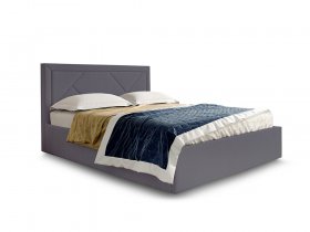 Кровать мягкая 1,6 Сиеста стандарт, вар.3 в Солнечном - solnechnyj.mebel-nsk.ru | фото
