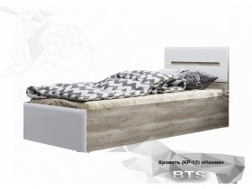Кровать односпальная Наоми КР-12 в Солнечном - solnechnyj.mebel-nsk.ru | фото