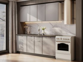 Кухонный гарнитур «Адель» 2,0м (нео) в Солнечном - solnechnyj.mebel-nsk.ru | фото