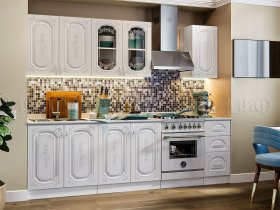 Кухонный гарнитур Лиза-2 (белый) в Солнечном - solnechnyj.mebel-nsk.ru | фото