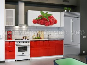 Кухонный гарнитур Малина в Солнечном - solnechnyj.mebel-nsk.ru | фото