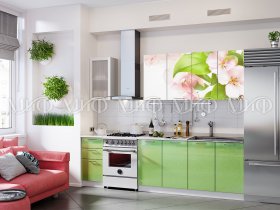 Кухонный гарнитур Яблоневый цвет в Солнечном - solnechnyj.mebel-nsk.ru | фото