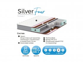 Матрас Silver Four в Солнечном - solnechnyj.mebel-nsk.ru | фото