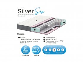 Матрас Silver Six в Солнечном - solnechnyj.mebel-nsk.ru | фото
