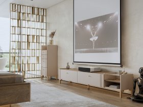 Модульная гостиная Одетта (дуб эндгрей/меланж) в Солнечном - solnechnyj.mebel-nsk.ru | фото
