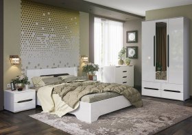Модульная спальня Валирия в Солнечном - solnechnyj.mebel-nsk.ru | фото