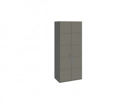 Шкаф для одежды с 2 дверями Наоми (джут/фон серый) СМ-208.07.03 в Солнечном - solnechnyj.mebel-nsk.ru | фото