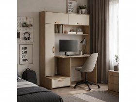 Стол письменный Лайт 03.243  (плэйн/сатин) в Солнечном - solnechnyj.mebel-nsk.ru | фото