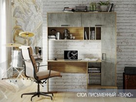 Стол письменный  Техно в Солнечном - solnechnyj.mebel-nsk.ru | фото