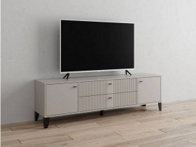 Тумба под ТВ Парус-10 (кашемир/сантьяго софт) в Солнечном - solnechnyj.mebel-nsk.ru | фото