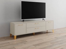 Тумба под ТВ Парус-13 (кашемир) в Солнечном - solnechnyj.mebel-nsk.ru | фото